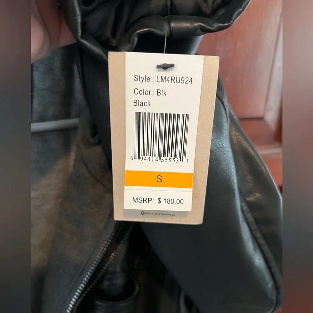 Men’s Levi faux leather jacket - Picture 4 of 10